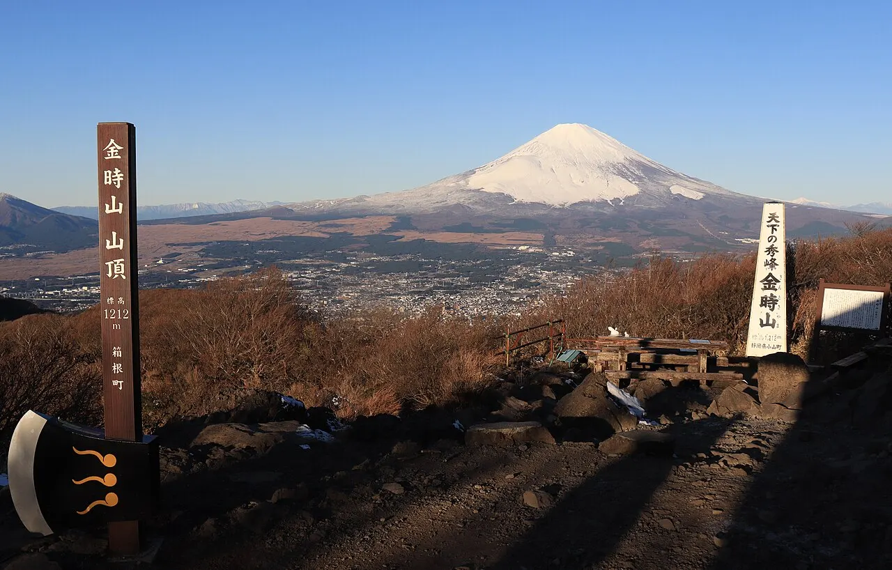 金時山から見た富士山